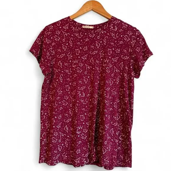 Marine Layer Red Zodiac Tee size Medium - Picture 1 of 7